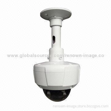 IP dome camera with waterproof and vandal-proof, max IR distance of 50m